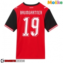 Moške Nogometnih dresov Avstrija Christoph Baumgartner #19 Domači SP 2026 Kratki rokavi